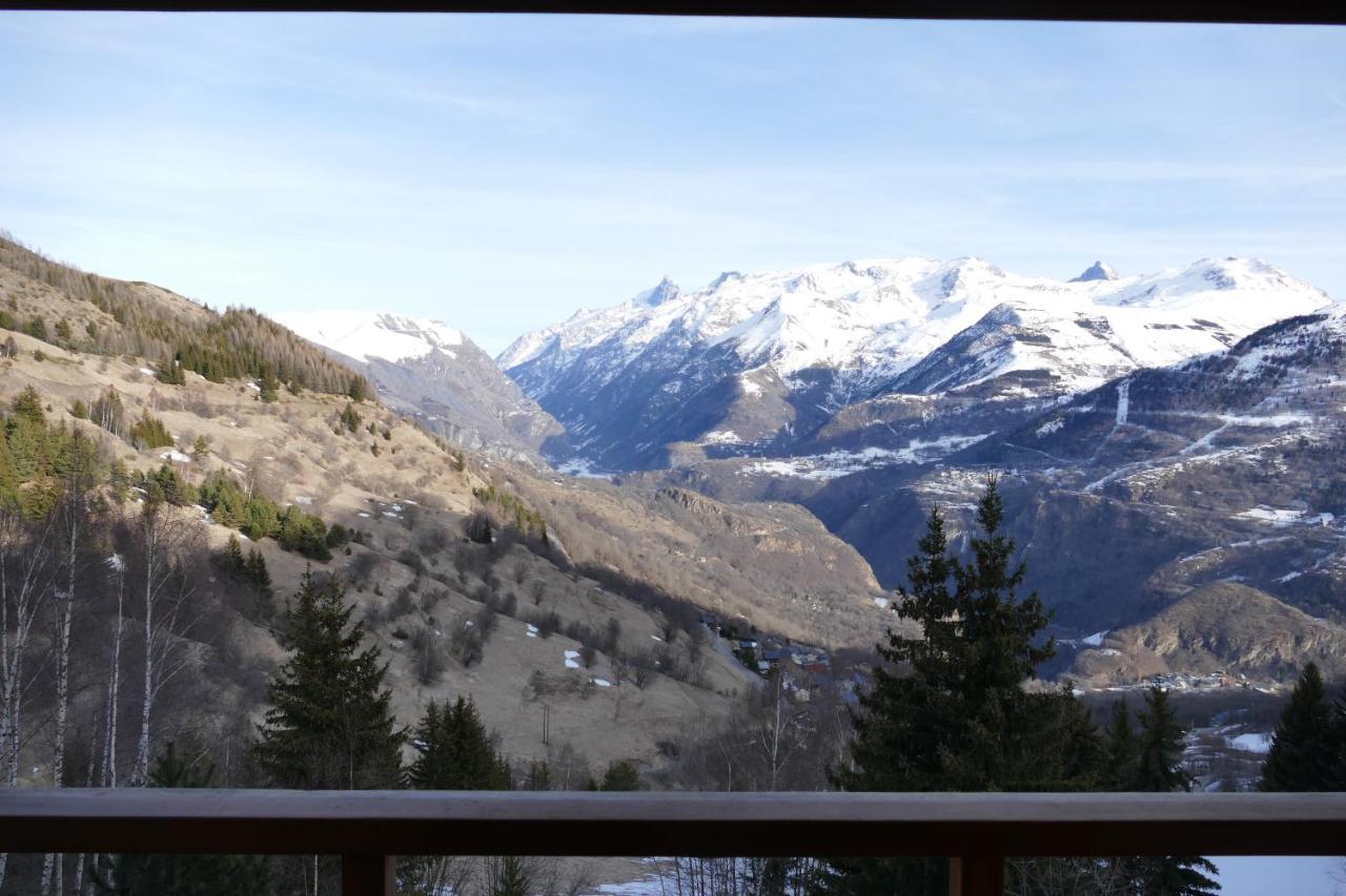 Studio Coin Montagne A Auris En Oisans Avec Vue Magnifique Eksteriør bilde