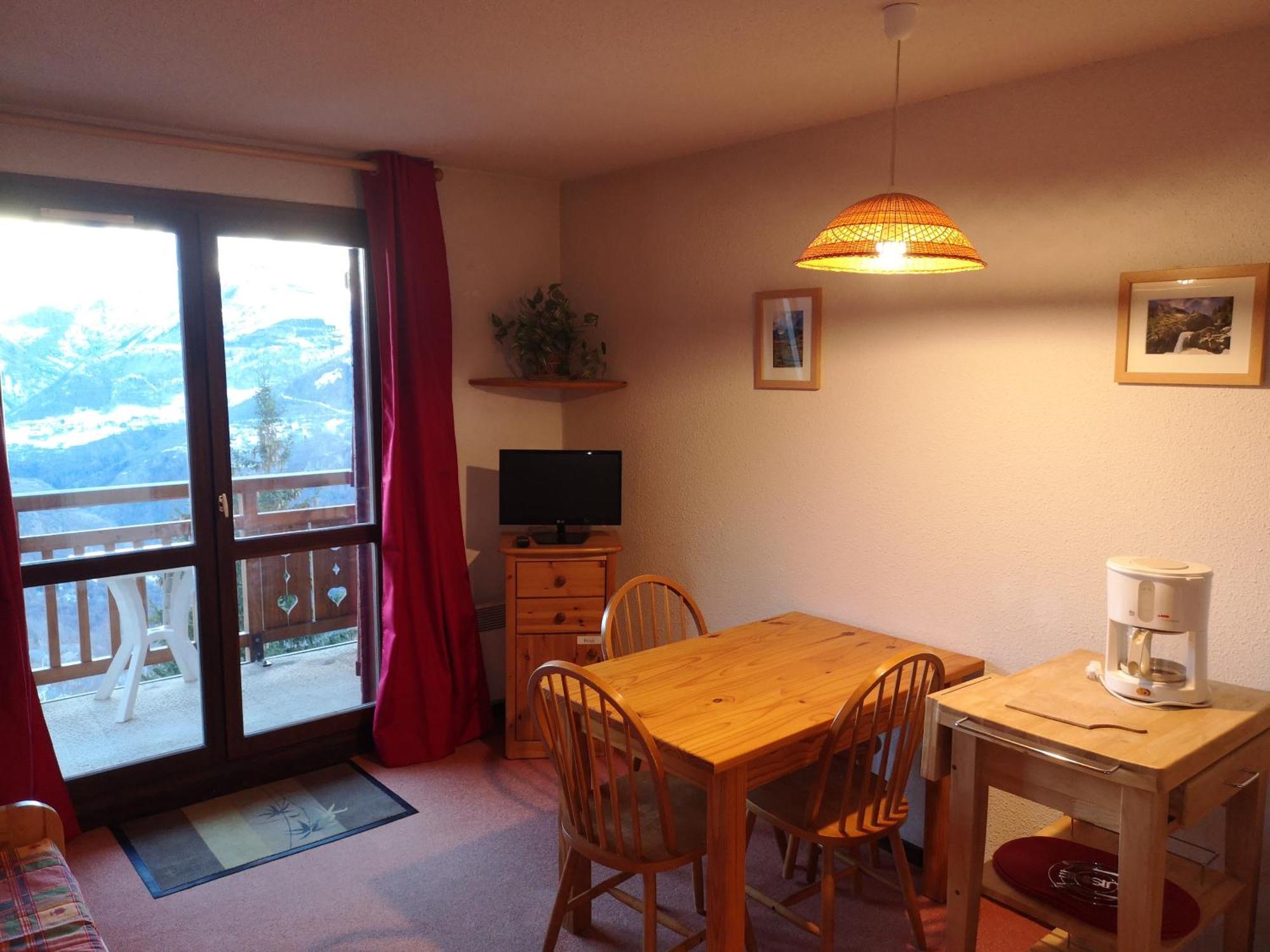 Studio Coin Montagne A Auris En Oisans Avec Vue Magnifique Eksteriør bilde