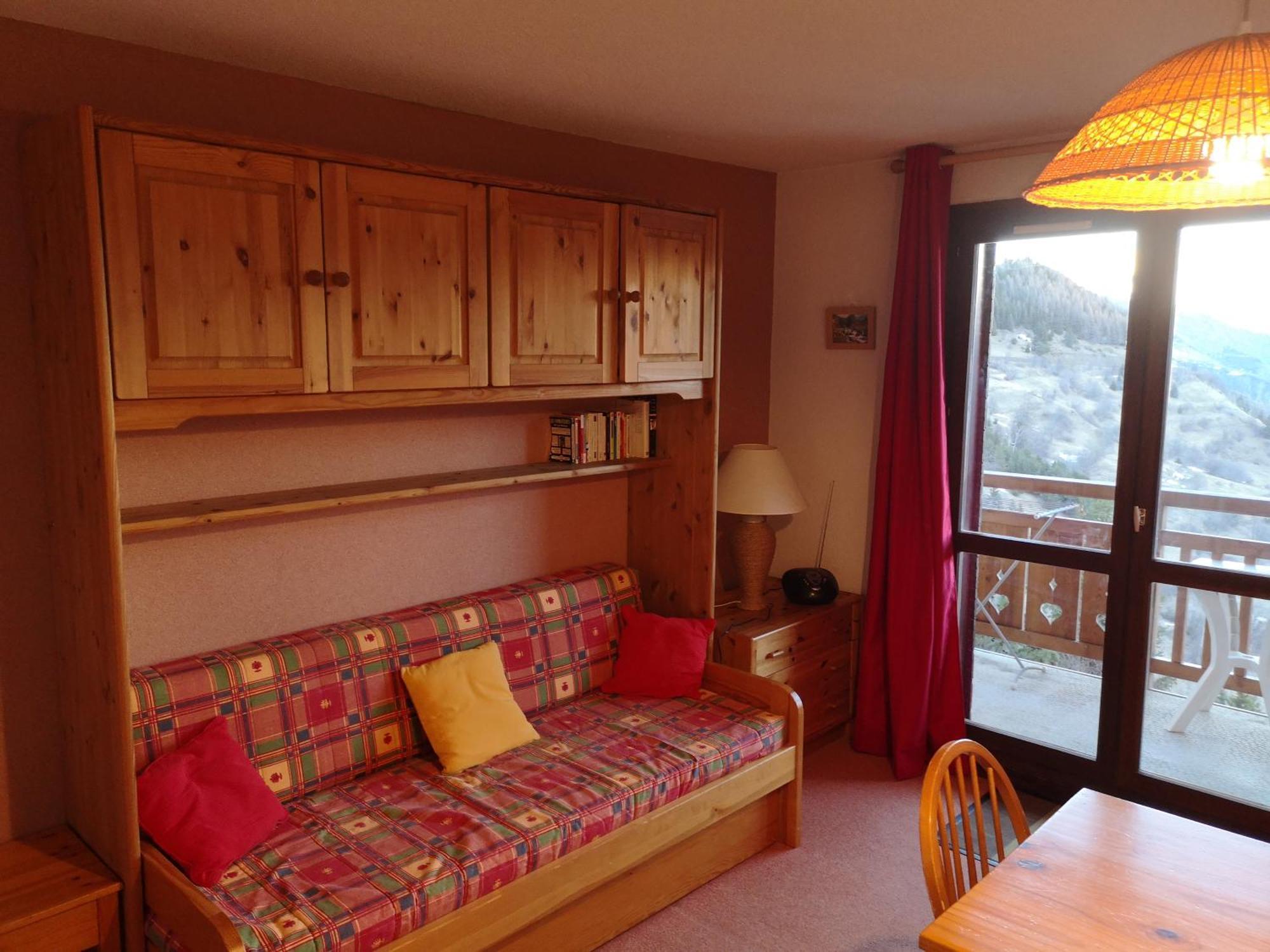 Studio Coin Montagne A Auris En Oisans Avec Vue Magnifique Eksteriør bilde